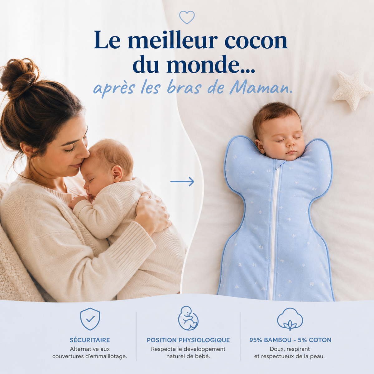 Gigoteuse d'emmaillotage